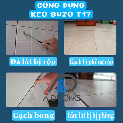 Công dụng keo Suzo T17