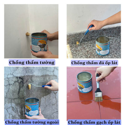 Công dụng keo chống thấm trong suốt Suzo N02