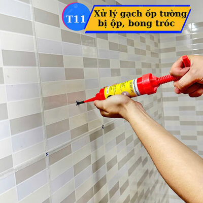 Xử lý gạch ốp tường bị phồng rộp